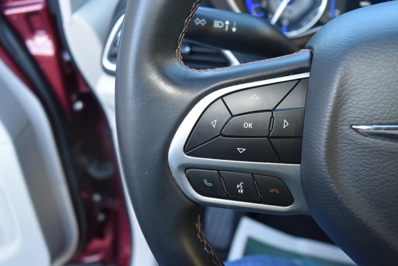 2018 Maroon /Black Chrysler Pacifica touring L (2C4RC1BG9JR) with an 3.6L V-6 24 Valve VVT UPG I W/ESS engine, 9-Speed Automatic transmission, located at 1600 E Hwy 44, Rapid City, SD, 57703, (605) 716-7878, 44.070232, -103.171410 - Photo#16